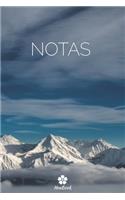 Notas: Cuaderno clásico con tapa blanda.