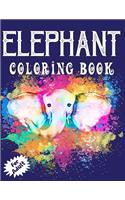 Elephant Coloring Book for Adults