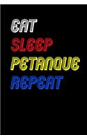 Eat Sleep pool Repeat Notebook Fan Sport Gift: Lined Notebook / Journal Gift, 120 Pages, 6x9, Soft Cover, Matte Finish