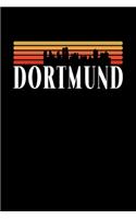 Dortmund Skyline: TAGEBUCH / NOTIZBUCH Für Schulanfänger, Studenten, Schüler, Backpacker, Reisende, Traveler A5 (6x9 inch) 120 Seiten liniert! I Monatsplaner I Journa