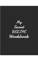 My Secret Recipe workbook