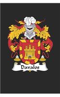 Davalos: Davalos Coat of Arms and Family Crest Notebook Journal (6 x 9 - 100 pages)