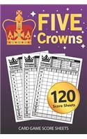 Five Crowns Card Game Score Sheets