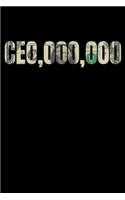 Ceo,000,000: Food Journal & Meal Planner Diary To Track Daily Meals And Fitness Activities For Businessman, CEO, Millionaire And Entrepreneur (6 x 9; 120 Pages)
