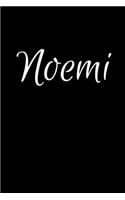 Noemi: Notebook Journal for Women or Girl with the name Noemi - Beautiful Elegant Bold & Personalized Gift - Perfect for Leaving Coworker Boss Teacher Daug