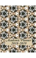 Academic Planner 2018-2019: Elegant Cream, White and Green Pattern Cover for your School Planner includes Yearly, Monthly, and Weekly Calendars. A perfect gift for a Teacher, P