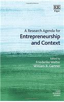 A Research Agenda for Entrepreneurship and Context