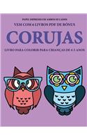 Livro para colorir para crianças de 4-5 anos (Corujas)
