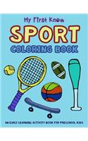 My First Know Sport Coloring Book