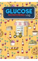 Glucose Monitoring Log: Blood Glucose Log Book, Diabetes Log, Blood Sugar Log Book For Men, Glucose Log Sheet, Cute Rome Cover(100 Glucose Monitoring Logs)