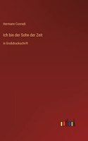 Ich bin der Sohn der Zeit: in Großdruckschrift