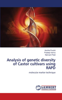 Analysis of genetic diversity of Castor cultivars using RAPD