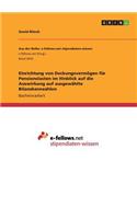 Einrichtung von Deckungsvermögen für Pensionslasten im Hinblick auf die Auswirkung auf ausgewählte Bilanzkennzahlen