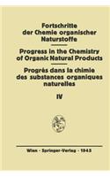 Fortschritte Der Chemie Organischer Naturstoffe