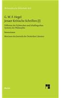 Jenaer Kritische Schriften / Jenaer Kritische Schriften (I)