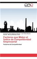 Factores Que Miden El Indice de Competitividad Empresarial