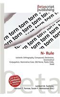 N- Rule: (English)