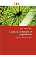 Les formes d''injure en kinyarwanda: (Omn.Univ.Europ.)