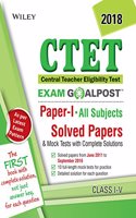 Wiley's Ctet Exam Goalpost Solved Papers and Mock Tests, Paper I, (All Subjects), 2018