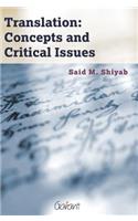 Translation: Concepts and Critical Issues, Volume 8