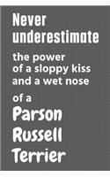 Never underestimate the power of a sloppy kiss and a wet nose of a Parson Russell Terrier: For Parson Russell Terrier Dog Fans