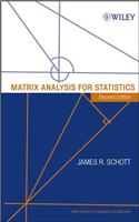 Matrix Analysis for Statistics