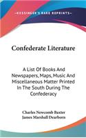 Confederate Literature