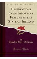 Observations on an Important Feature in the State of Ireland (Classic Reprint)