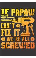 Notebook for car auto mechanic tuner and racer papaw fire