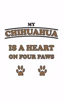 My Chihuahua is a heart on four paws