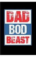 Dad Bod Beast: Blank Lined Journal