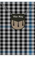 Clan Haig Tartan Journal/Notebook