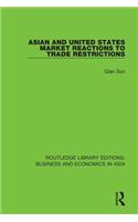 Asian and United States Market Reactions to Trade Restrictions: (Routledge Library Editions: Business and Economics in Asia)