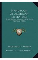 Handbook of American Literature