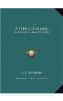 A Hindi Primer