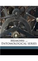 Memoirs ... Entomological Series Volume 4, No.6