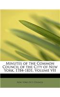 Minutes of the Common Council of the City of New York, 1784-1831, Volume VII