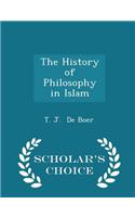 History of Philosophy in Islam - Scholar's Choice Edition