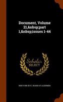 Document, Volume 21, Part 1, Issues 1-44