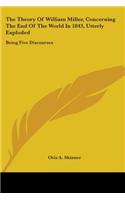 The Theory Of William Miller, Concerning The End Of The World In 1843, Utterly Exploded