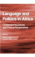 Language and Politics in Africa