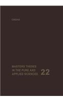 Masters Theses in the Pure and Applied Sciences