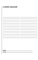 6 String Tablature