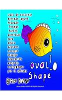 libro de colorear Aprende inglés Pescado formas Partes divertido para niños adultos colegio trabajo Jubilación hospital everywehre por el artista