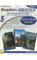 Readers Advance Teacher's Guide, Level 5 [With CDROM]