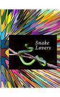 Snake Lovers: Back to Front College Lined Notebook 130 Page Journal/Notebook. Start as you would as with any notebook and then just turn your book over and start 