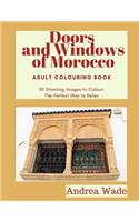 Doors and Windows of Morocco Adult Colouring Book