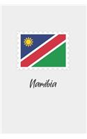 Namibia flag minimalist notebook