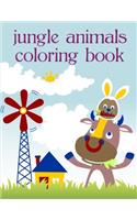 Jungle Animals Coloring Book