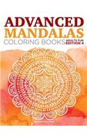 Advanced Mandalas Coloring Books Adults Fun Edition 4